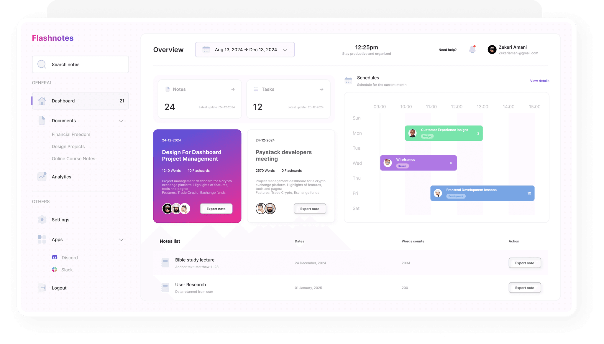 hero dashboard